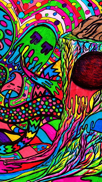 Amazon.com: Weed Leaf Stoner Marijuana Pot Smoking Colorful Cool Psychedelic  Trippy Hippie Decor UV Light Reactive Black Light Eco Blacklight Poster for  Room: Posters & Prints