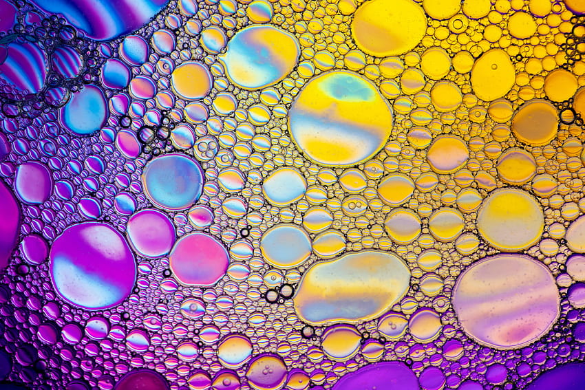 Abstract, Water, Liquid, Gradient, Bubble HD wallpaper