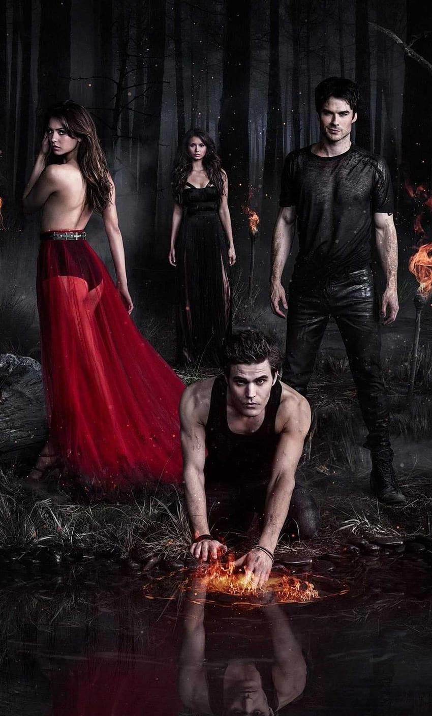 The Vampire Diaries Season 5  Elenco de diários de um vampiro, Diário de  um vampiro engraçado, Vampiro