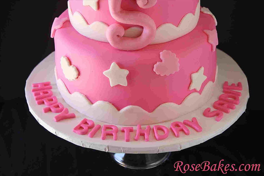 Happy Birtay Vishal - Birtay Cake With Name S, Pink Cake HD wallpaper