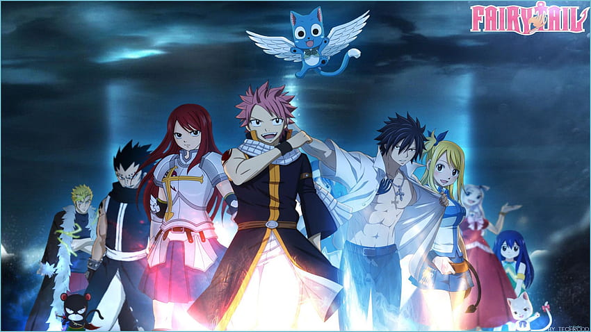 Download Fairy Tail Aesthetic Main Characters Wallpaper