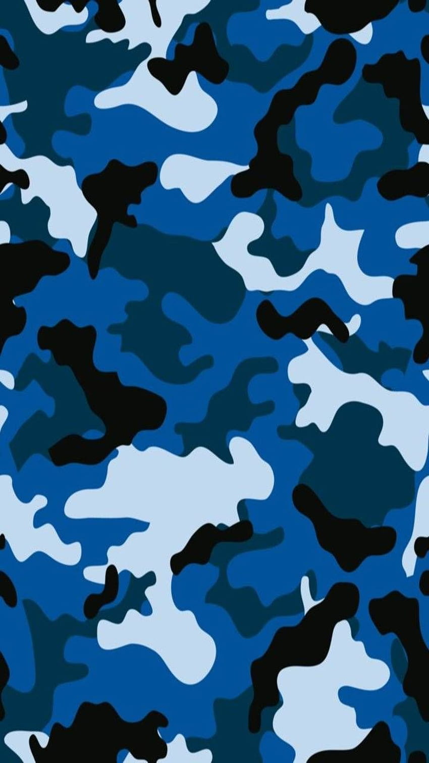 Kamuflase Biru - Ide Inspirasi Desain. kamuflase biru, pola kamuflase, kamuflase wallpaper ponsel HD