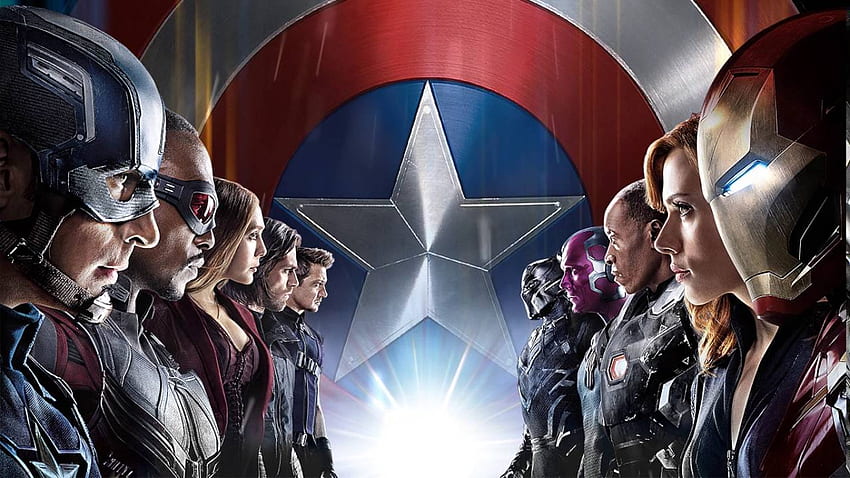 Captain America Civil War Animate 3 HD тапет