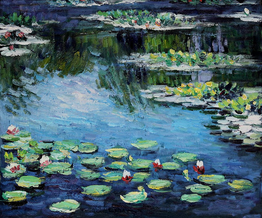 Monet Water Lilies Claude Monet Painting HD wallpaper