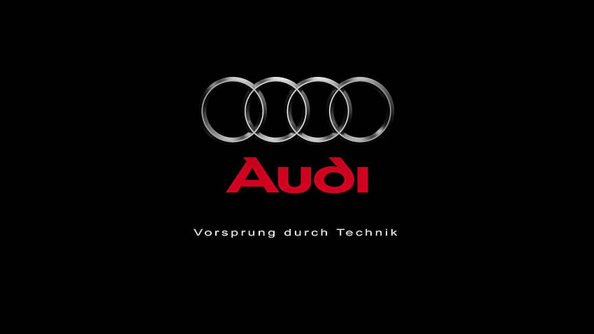 Audi Logosu Üst, Audi Spor Logosu HD duvar kağıdı