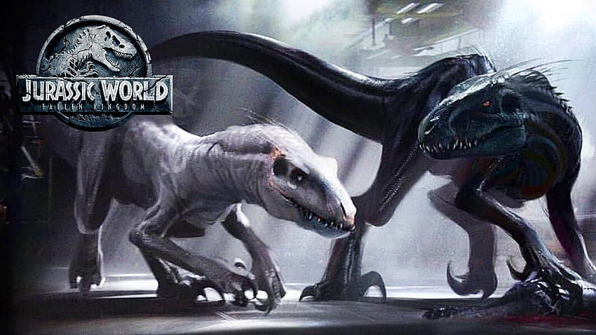 BEYAZ BİR İNDORAPTOR Var mıydı?. Jurassic World: Yıkılmış Krallık Konsept Sanatı HD duvar kağıdı