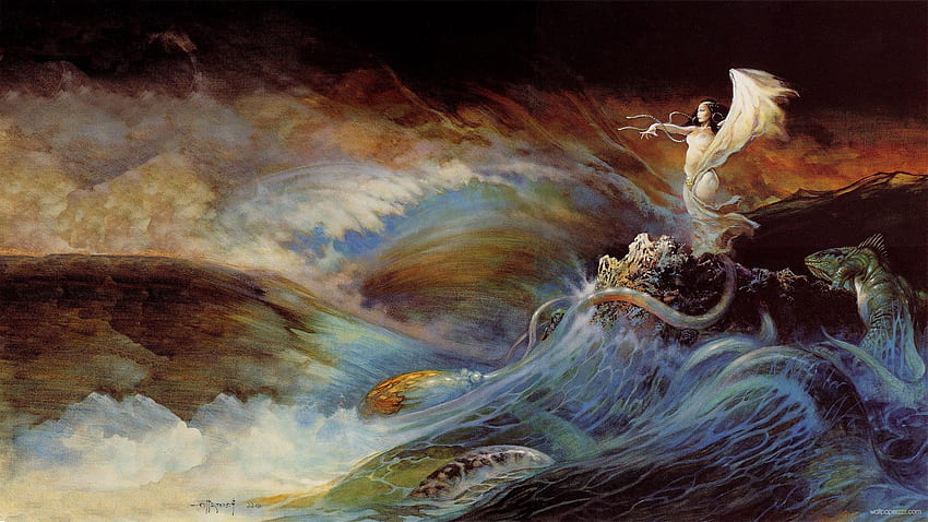 GALERIA DE ARTE Frank Frazetta. Tomos y Grapas HD wallpaper