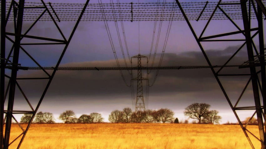 Electric power transmission (). The HD wallpaper