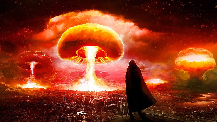 Nuclear Bomb Explosion 12503, Anime Explosion HD wallpaper