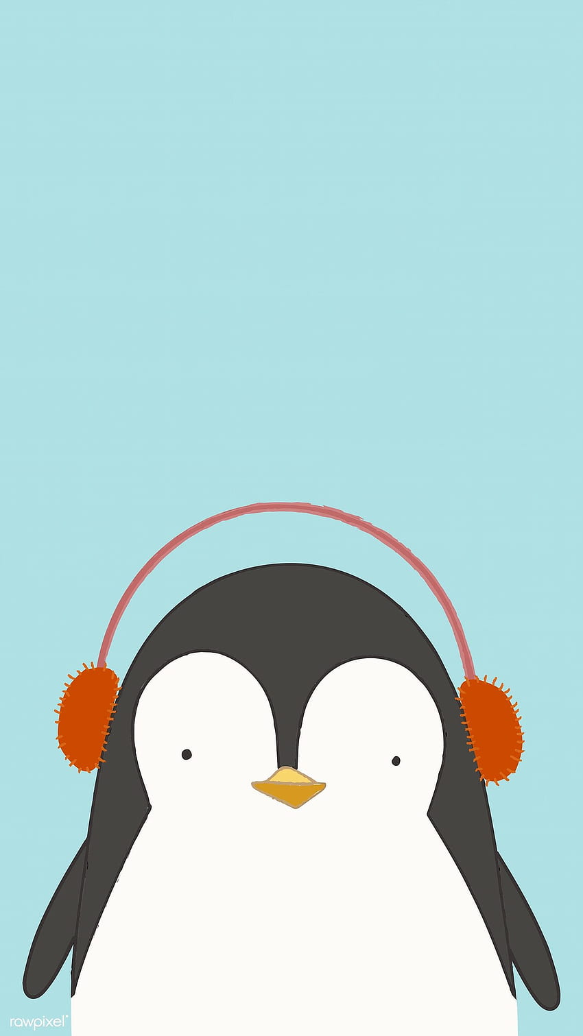 เพนกวินน่ารัก เพนกวิน การ์ตูนเพนกวินน่ารัก วอลล์เปเปอร์โทรศัพท์ HD