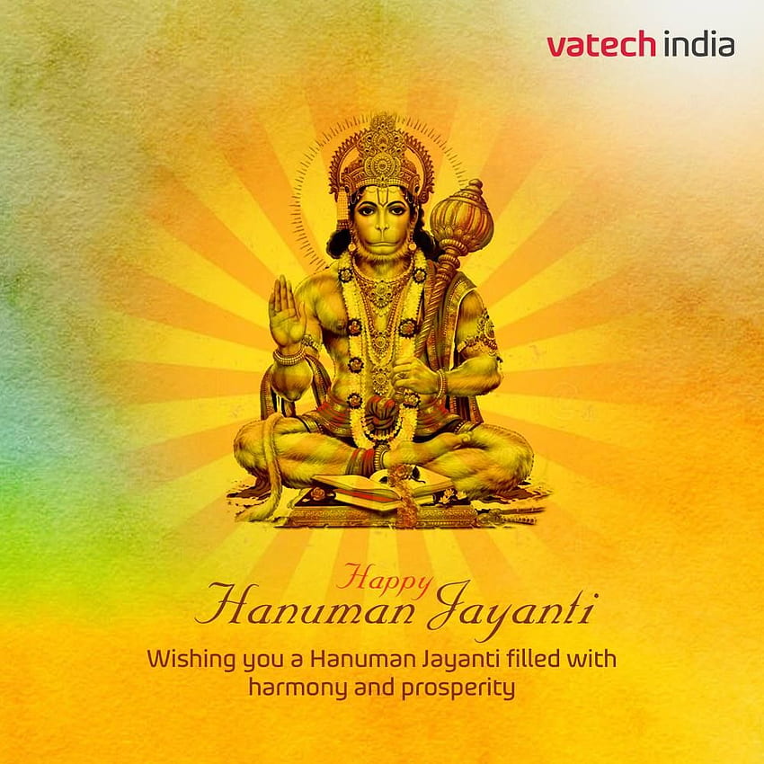 Vatech India wishes you all on Hanuman Jayanti. Happy hanuman jayanti wishes, Happy hanuman jayanti, Hanuman HD phone wallpaper