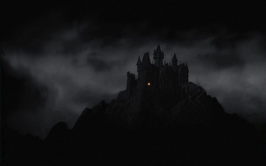castle, Dark, Night / and Mobile & , Castle Black and White HD wallpaper