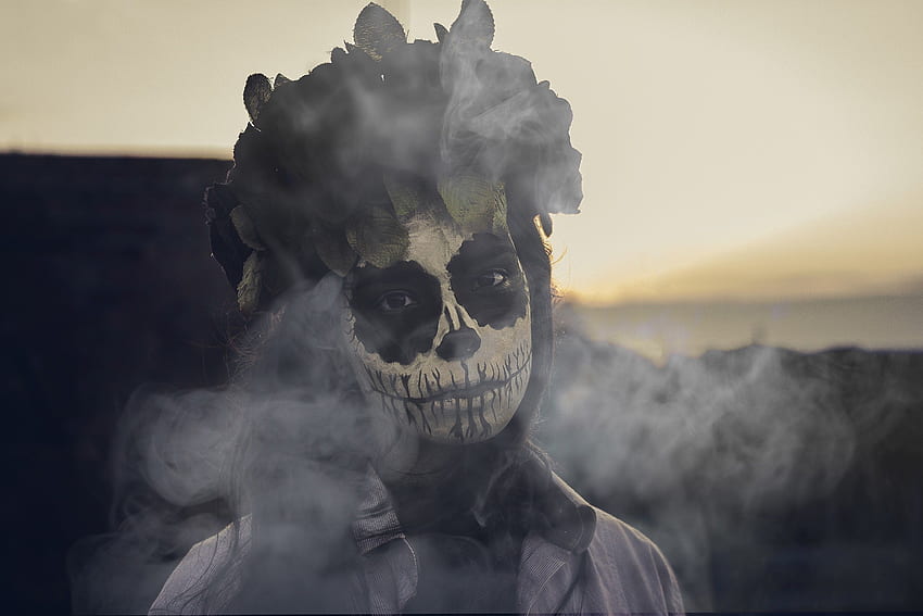 Model of the Day . Holiday , Day of the Dead and Day of the Dead Skull, Model Smoke HD wallpaper
