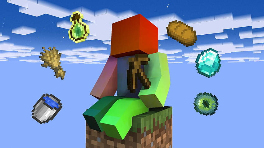 One Block Skyblock - - Nova Skin Forum HD wallpaper