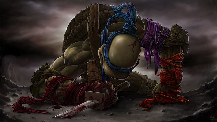Teenage Mutant Ninja Turtles. Dateiname: Leonardo Teenage Mutant, toter Ninja HD-Hintergrundbild