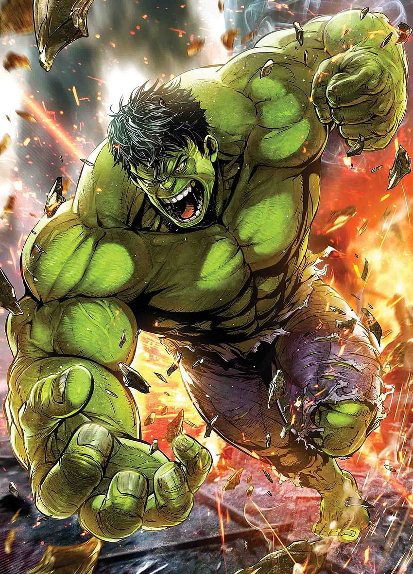 VARIANTE DI HULK IMMORTALE. Fumetto di Hulk, meraviglia di Hulk, opere d'arte di Hulk Sfondo del telefono HD