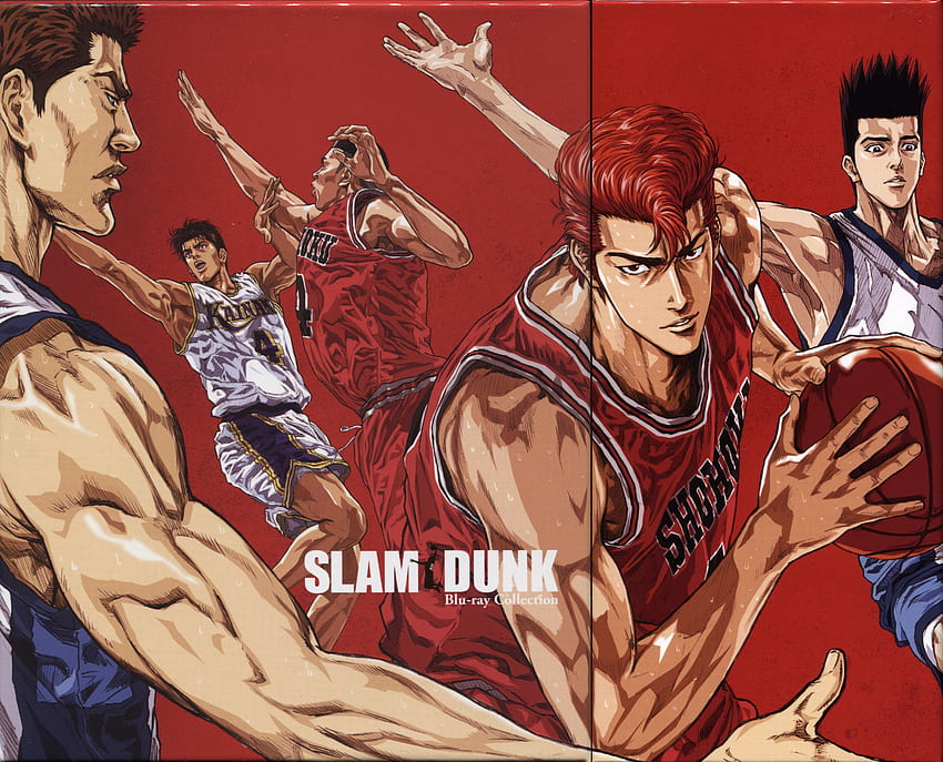 Anime sports basketball group guys Slam Dunk Series Akira HD wallpaper
