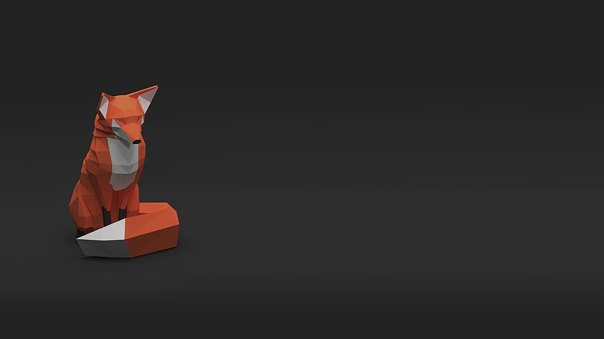 Low Poly Fox Resolution , , Background, and, Polygon Fox HD wallpaper