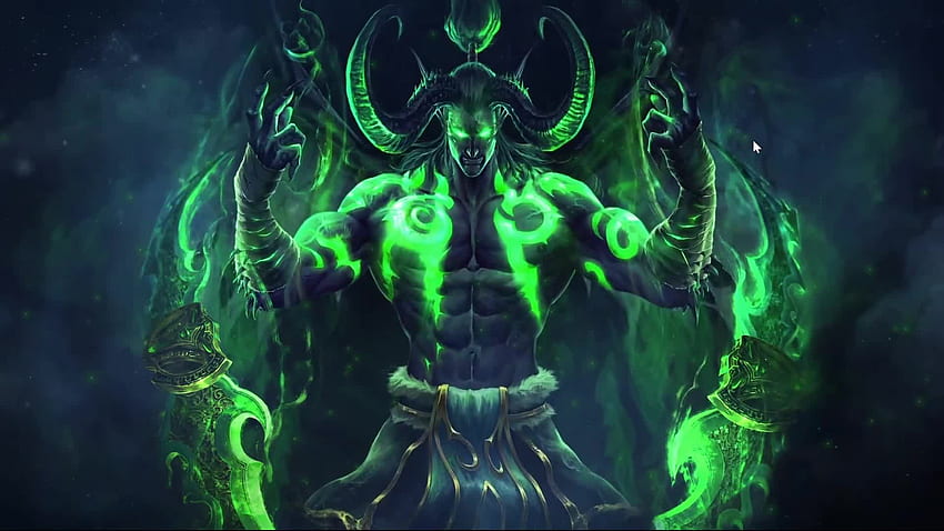Illidan Stormrage Night Elf Demon Hunter / World Of Warcraft - На живо , WoW Illidan HD тапет