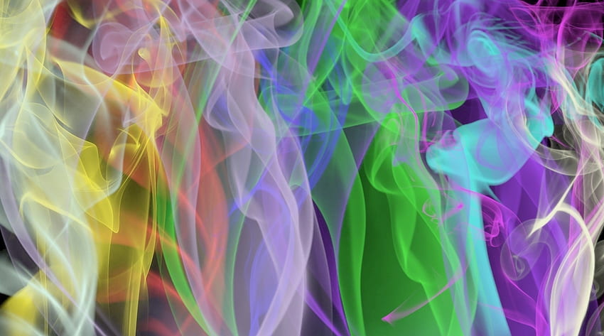 Abstract, Smoke, Colorful, Colourful, Shroud, Clot HD wallpaper