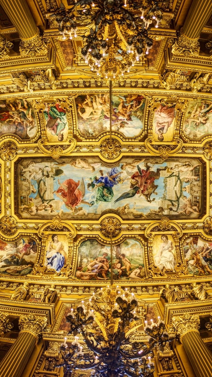 Man Made Palais Garnier, Paris Opera House HD phone wallpaper
