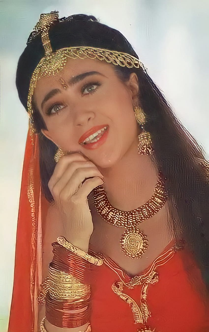 Karishma Kapoor, göz, dudak, Bollywood HD telefon duvar kağıdı