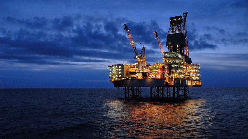 Plataforma de Petróleo, Offshore papel de parede HD