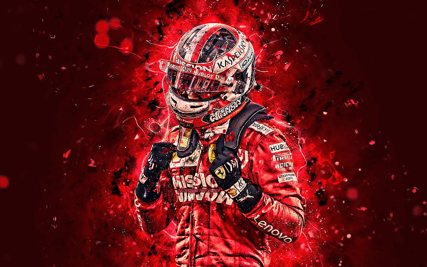 Charles Leclerc,, F1 Drivers HD wallpaper