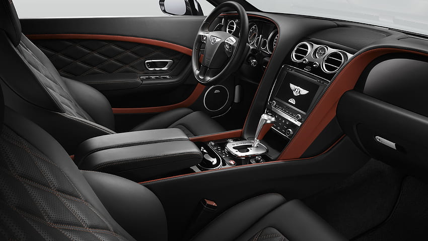 bentley continental gt speed, coupe, luxery, interior, Cars & Bikes, Black Bentley Continental GT HD wallpaper