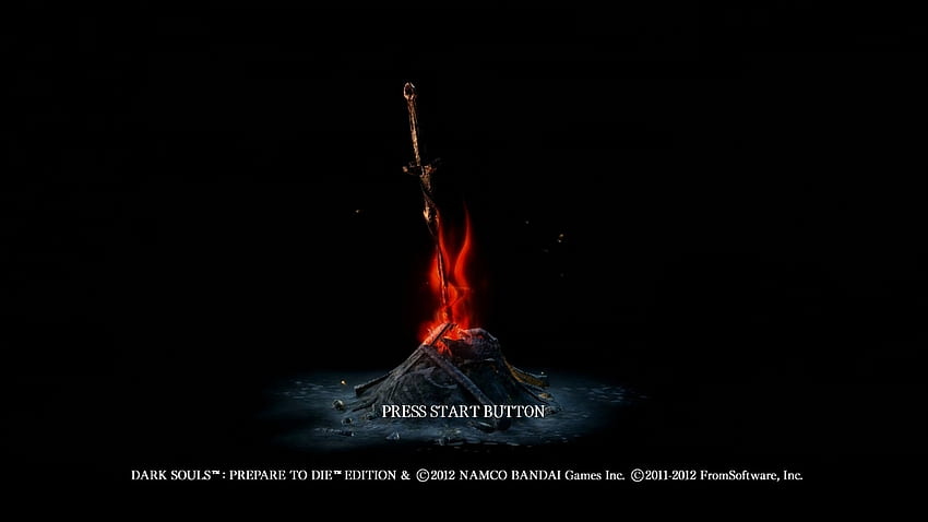 Splash Screen - Dark Bonfire al Dark Souls Nexus - mod e community . Sfondo HD