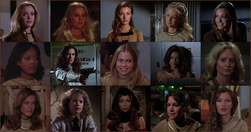 Women from Battlestar Galactica 1978, Anne Lockhart, Arlene Martel, Battlestar Galactica, Battlestar Galactica 1978, BSG, Maren Jensen, Laurette Spang, Jane Seymour HD wallpaper
