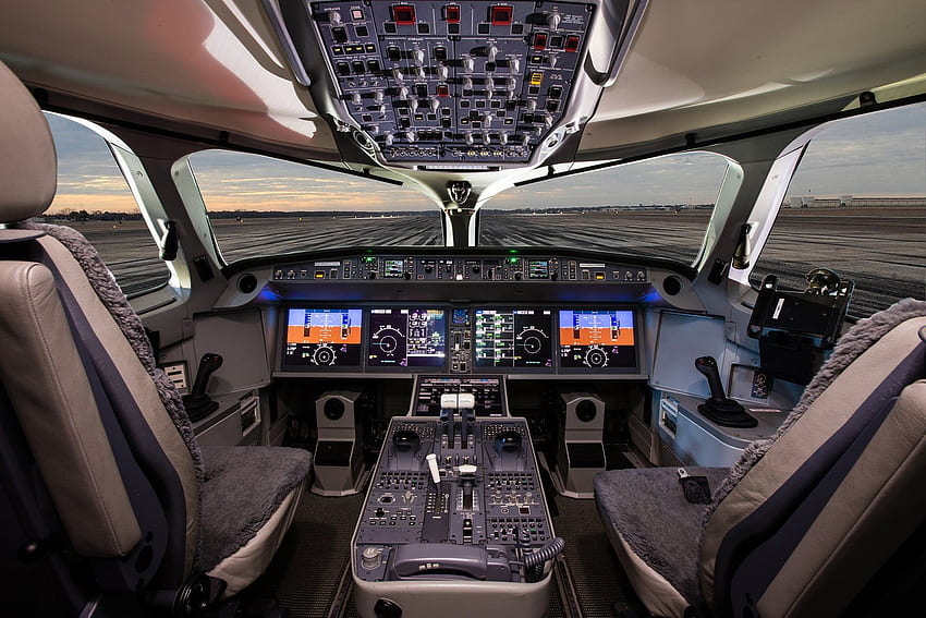 Cockpits, Airplane Cabin HD wallpaper