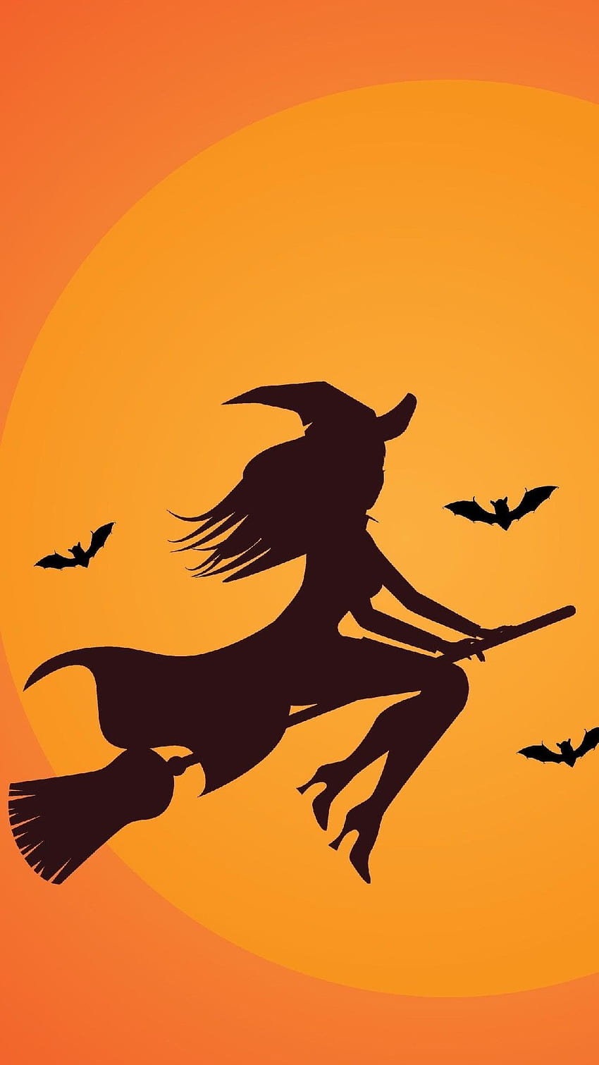 Halloween witch wallpaper Vector Image  1486816  StockUnlimited