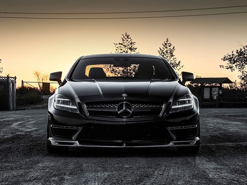 Black Mercedes Benz Car , Mercedes Benz CLS 63 AMG, Vehicle, Black Cars ...