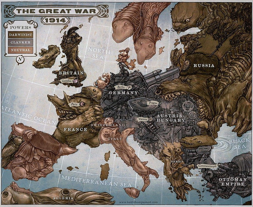 WW1 Haritası, I. Dünya Savaşı HD duvar kağıdı