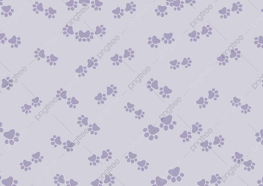 紫のシンプルなかわいい猫の足の背景, 紫, 手描き, シンプルな背景の 高画質の壁紙