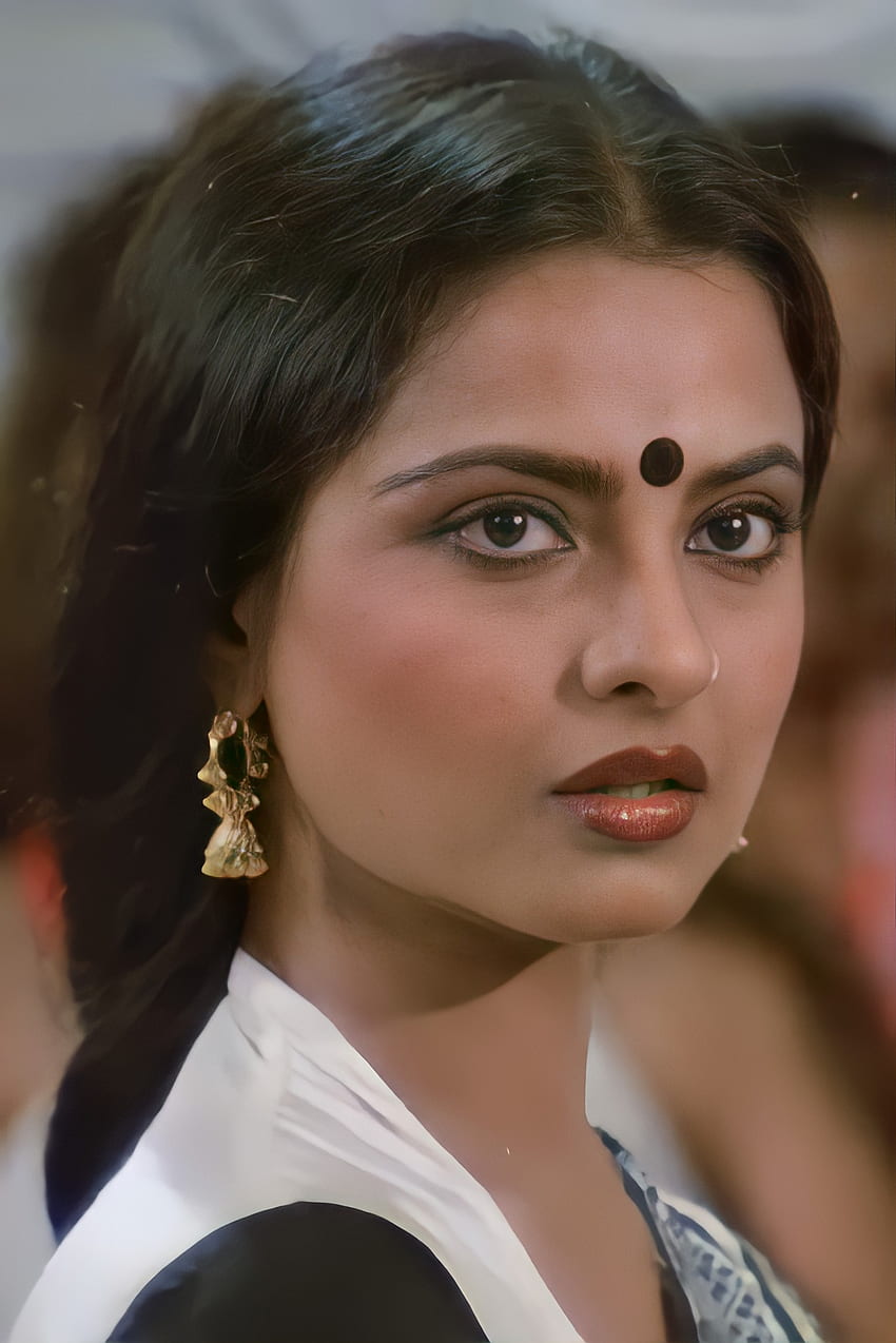 Rekha, lèvre, Bollywood4 Fond d'écran de téléphone HD