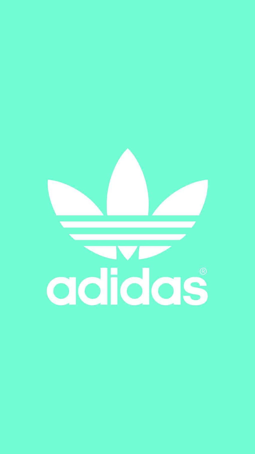 Mint Green Adidas Laptop, Mint and White HD phone wallpaper