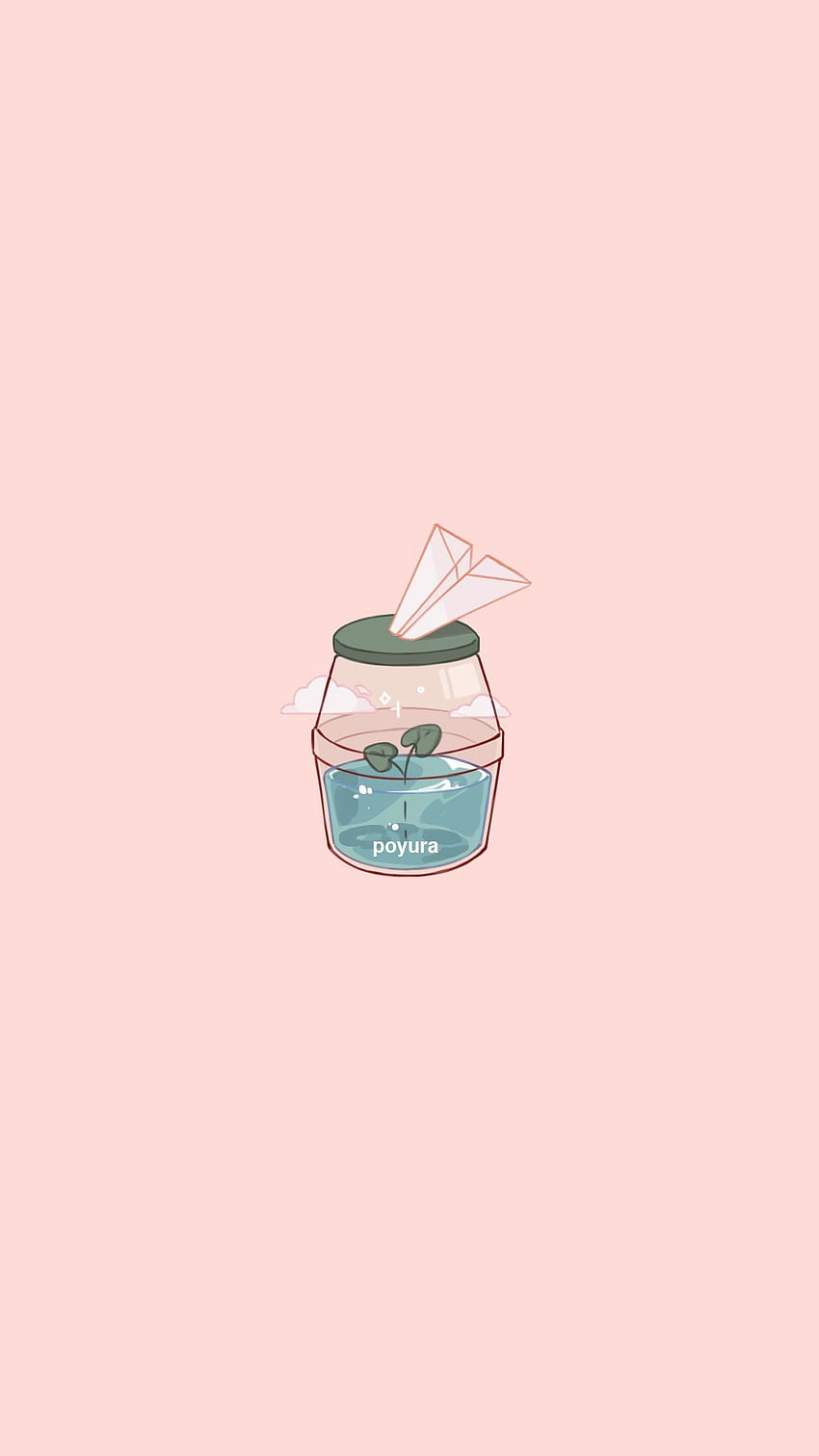 Aesthetic Plant Drink Sticker Pack - Cute Water Nature HD phone ...