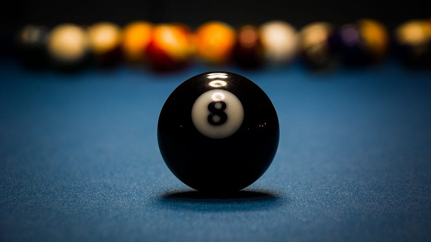 Billiards Ball Macro -, 8 Ball Pool HD wallpaper