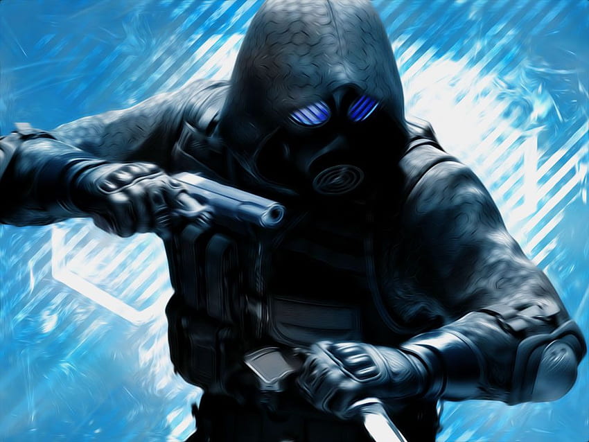 Blue Soldier, Cool Soldier HD wallpaper | Pxfuel