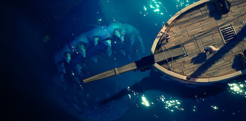 Sea of ​​Thieves - The Hungering Deep: Community Challenge, Megalodon Sea of ​​Thieves papel de parede HD