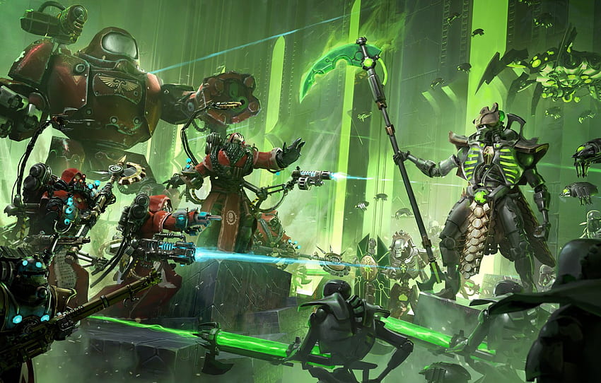 무덤, Necrons, Warhammer, Warhammer 40, necrons, Lord nekron, necron lord ...