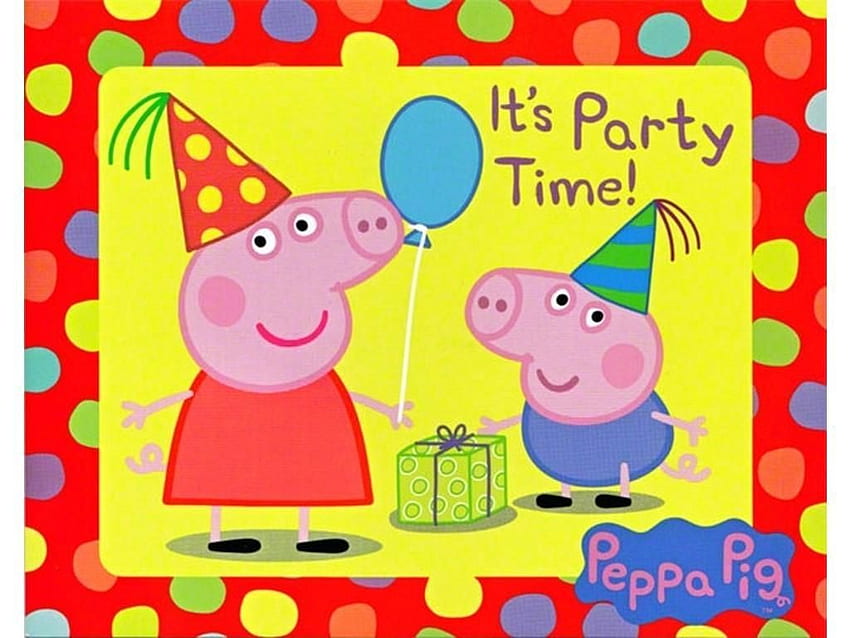 Peppa Pig Качество Peppa Pig ., Peppa Pig Birtay HD тапет