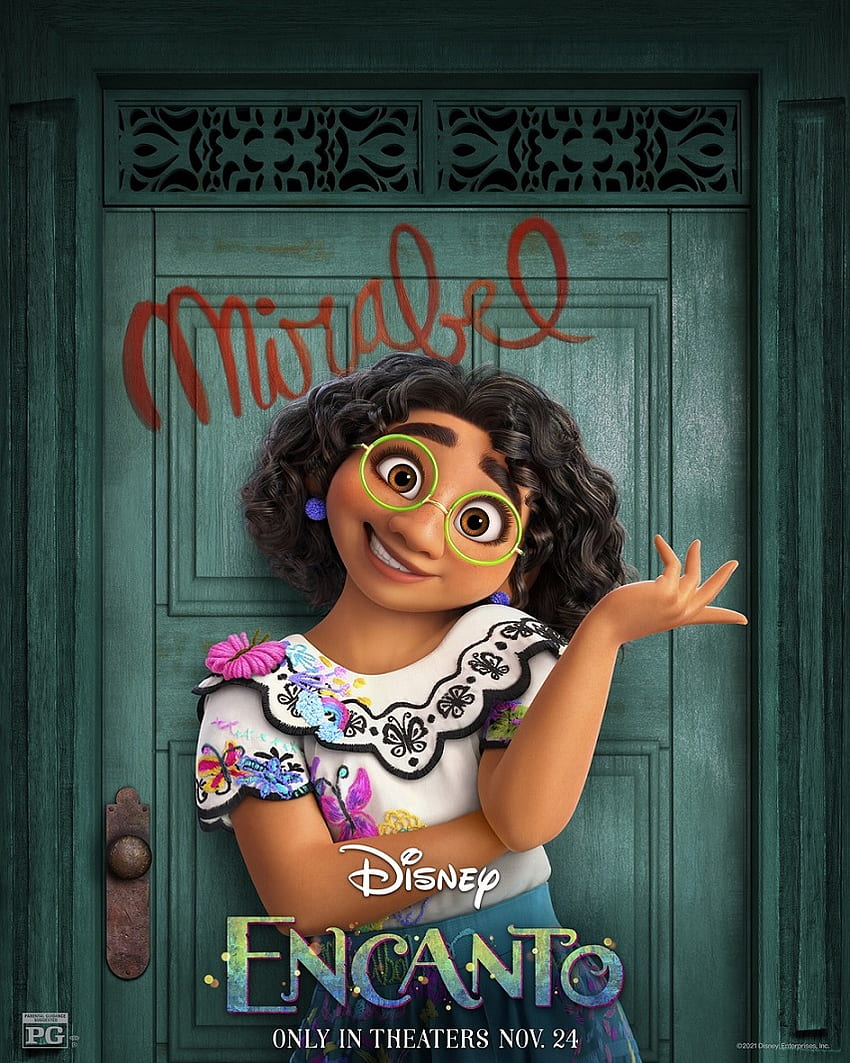 Plakaty z postaciami Disney Encanto Wszyscy członkowie rodziny Madrigal, Antonio Encanto Tapeta na telefon HD