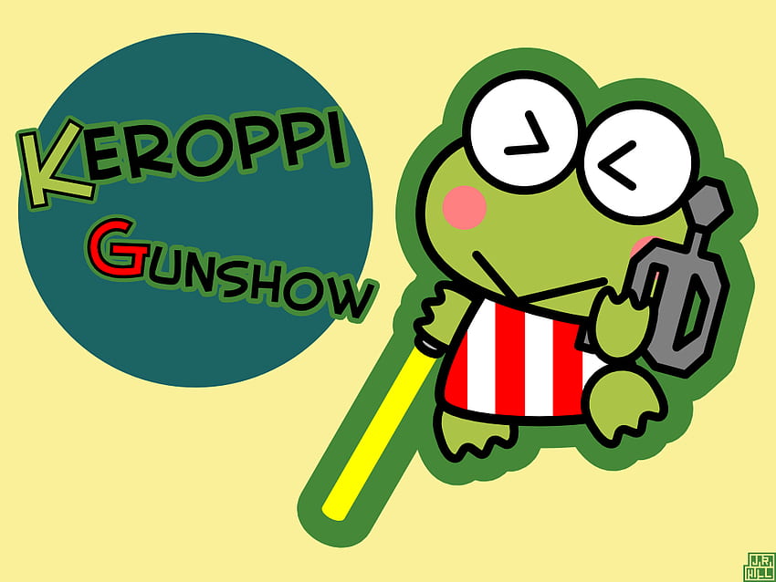 Keroppi Gunshow HD-Hintergrundbild