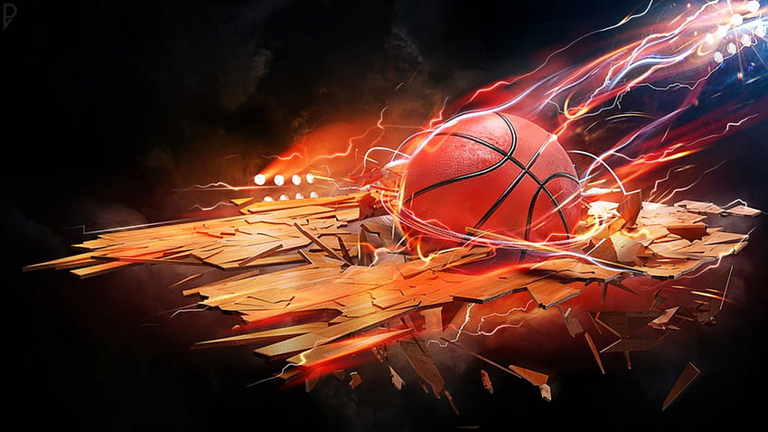 Basketball Mac Background. 2021 Basketball . Cool basketball , Basketball background, Basketball, Flaming Basketball HD wallpaper