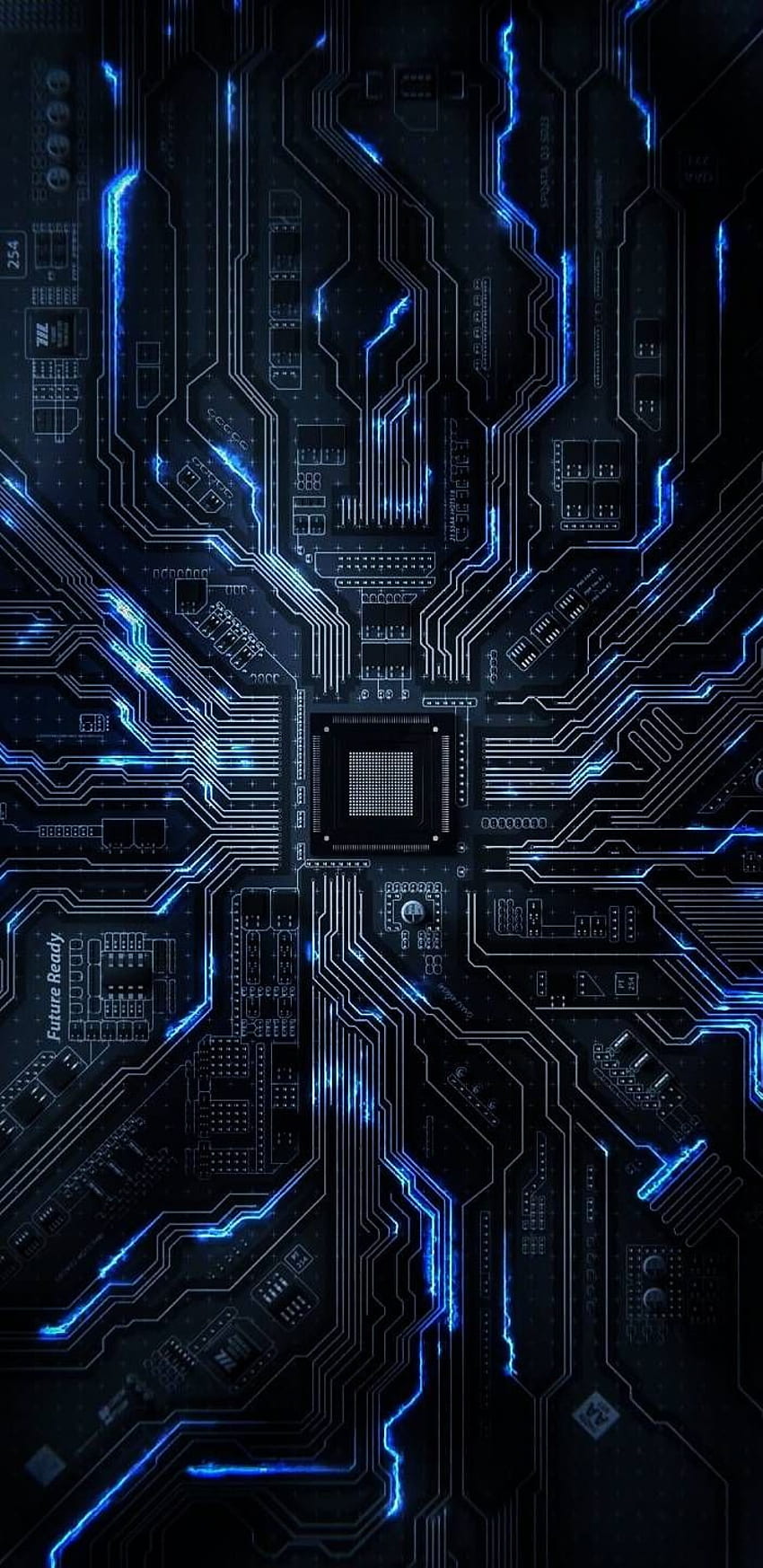 Mobile Motherboard iPhone . Q , Phone design, Oneplus, Blue Motherboard HD phone wallpaper
