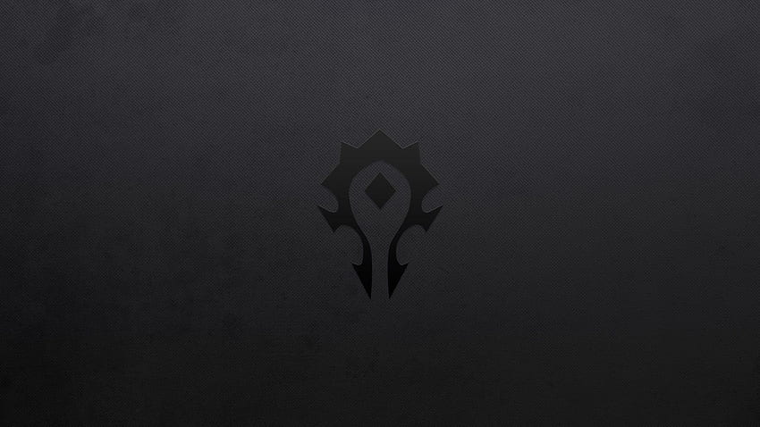 Horde Logo background, World of Warcraft Logo HD wallpaper