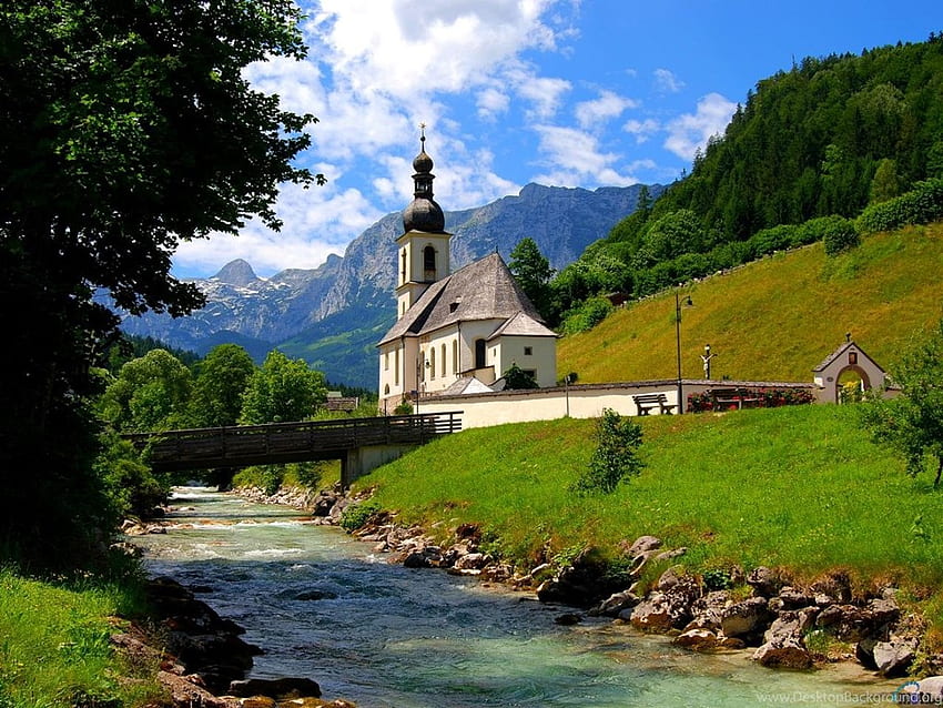 Ramsau Bei Berchtesgaden, Bavarian Alps 1280 X. Background HD wallpaper